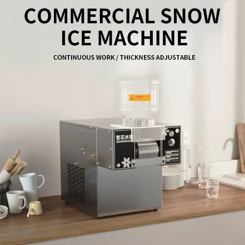 3L Mini Snow Ice Maker Shaver Machine Europe Slush frigorifero corea Snowflake Ice Shaving Cream Freezing Machine 220/110V 360W