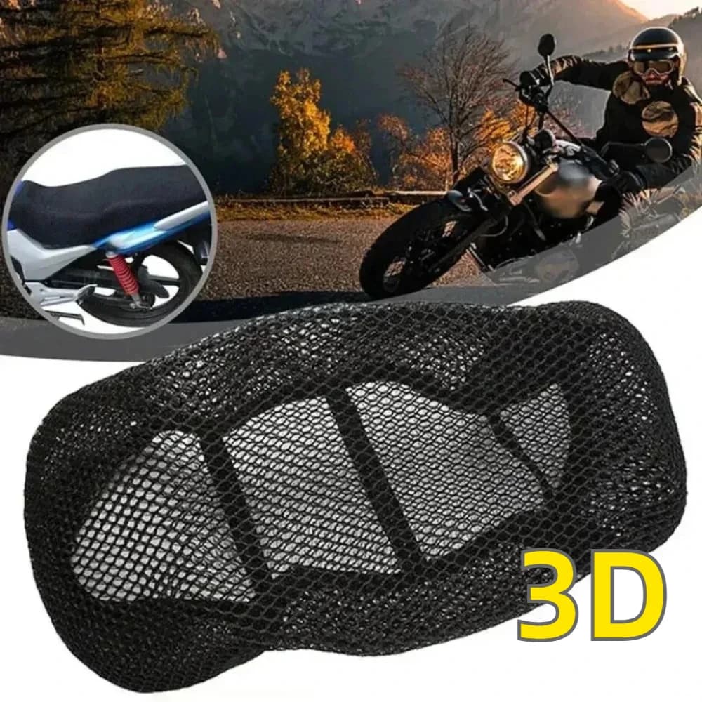 Coprisedile Universale 3D in Rete per Moto, Traspirante, Antiscivolo, Protezione UV Estiva
