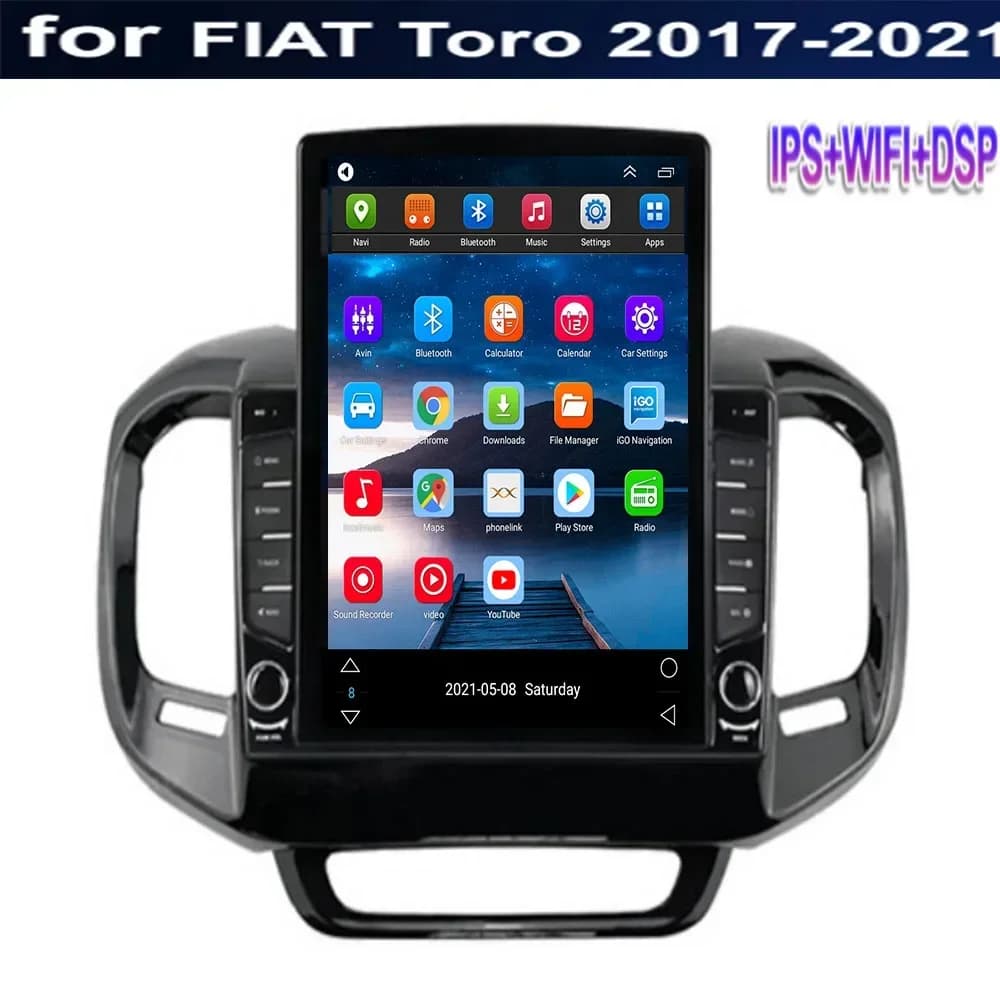 Autoradio Android 15 Carplay per FIAT Toro 2017-2030, Stereo 2 Din con Carplay AUTO, Lettore Multimediale 2DIN con GPS
