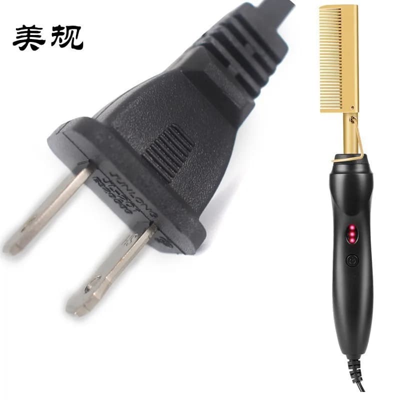 2‑In‑1 Wet Dry Hot Air Hair Brush Multi‑Function Straightening Curling Heated Comb For Household Hair Styling Equipment