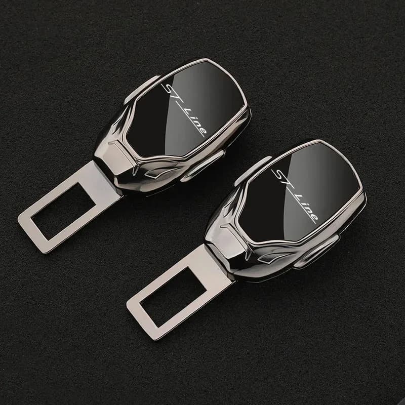Car Seat Belt Extension Plug Buckle Seatbelt Clip Adjustable Extender For ST MK2 3 4 MK3 MK4 ST Mondeo ST LINE Auto Accessories