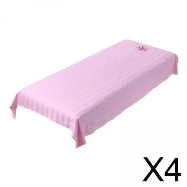 4x Massage Cot Sheet, Massage Equipment Cover, Beauty Salon Bed Sheet Delicated on Leather, for Hotel and SPA
