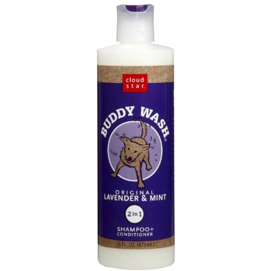 Buddy Wash Shampoo e Balsamo 2-in-1 per Cani alla Lavanda e Menta 16 Oz