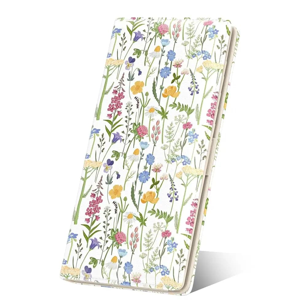 Portafoglio da donna, Portafogli sottili RFID da donna, Porta carte di credito sottile da donna, Grazioso portafoglio in pelle bifold con 1 scomparto