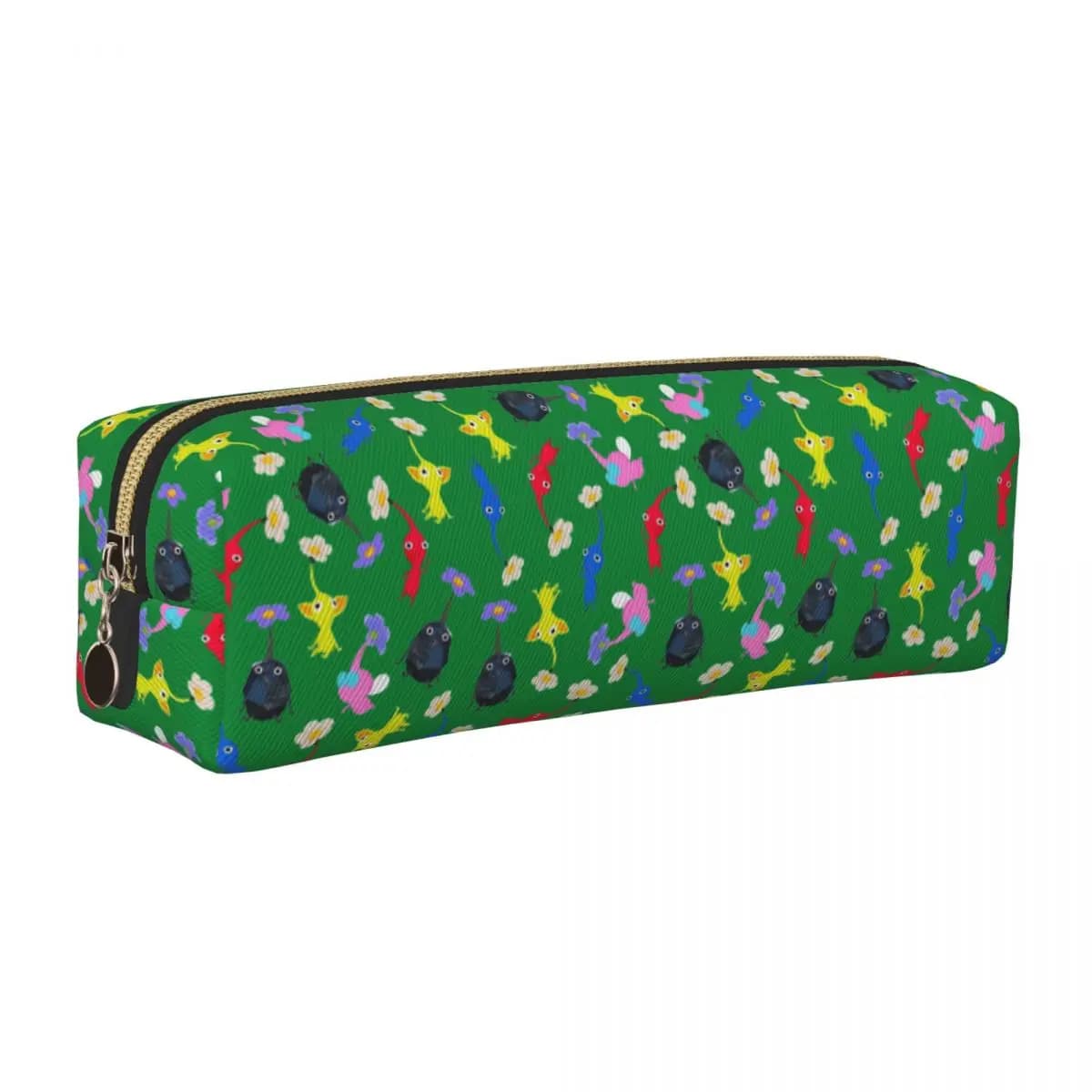 Pikmin Astucci per matite cartoni animati Divertenti astucci per penne Borsa per studenti di grande capacità Astucci regalo per la scuola degli studenti