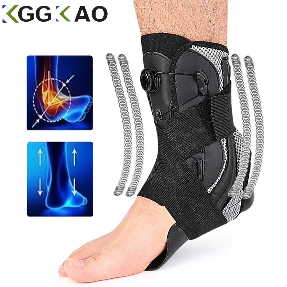 1 Pezzo Supporto per Caviglia Unisex, Stabilizzatore per Recupero da Infortuni, Distorsioni, Tendini d'Achille, per Corsa e Escursionismo