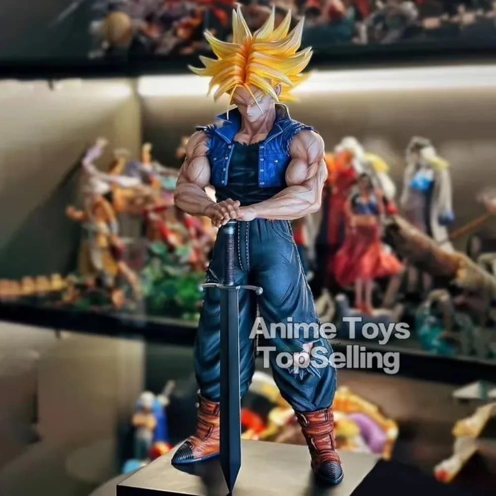 25 cm/9.84 inches Anime Dragon Ball Z Figure Trunks Action Figures Collection of PVC statues Model Children's Toys Gifts