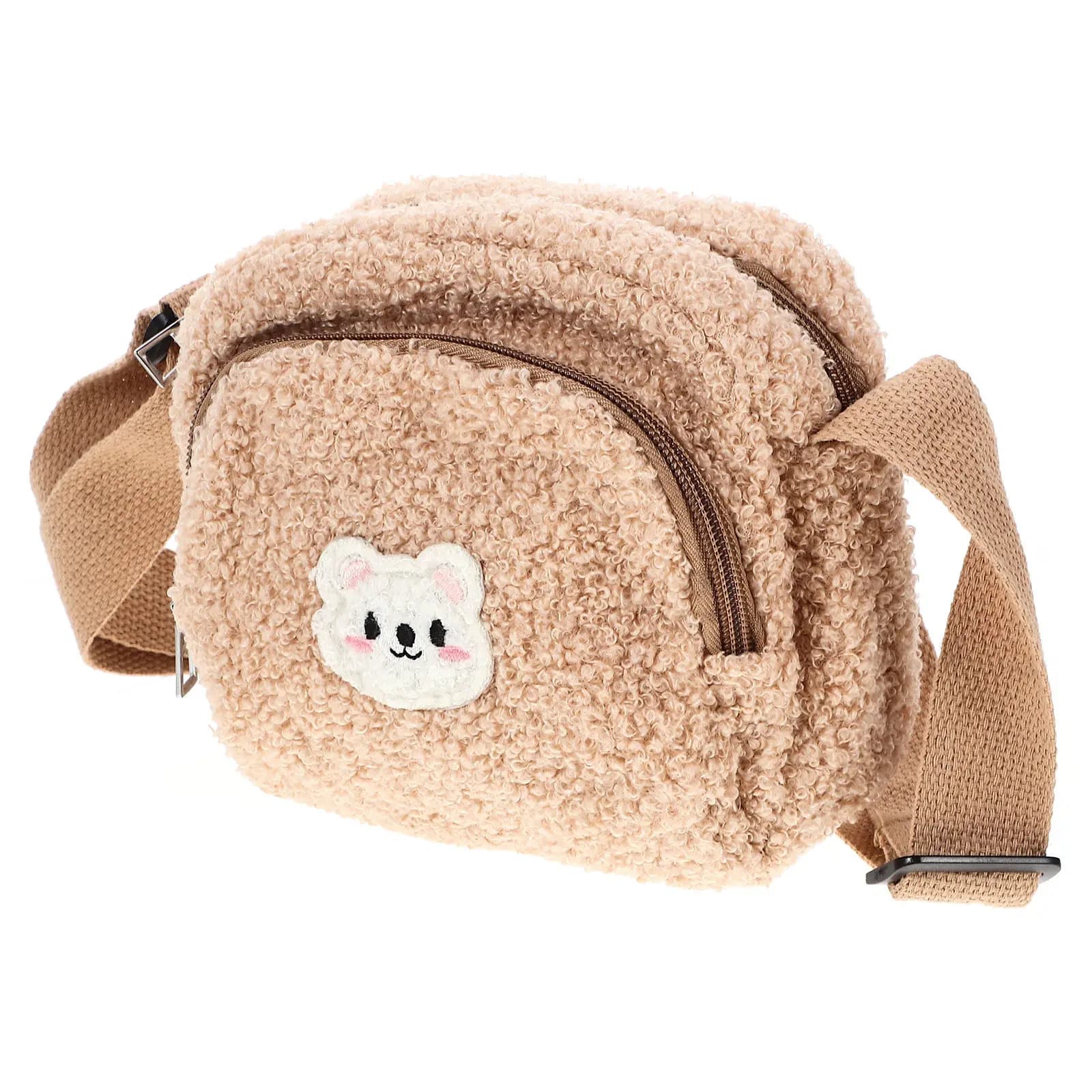 1Pcs Wool Phone Bag Casual Crossbody Handbag Lightweight Portable Chic Storage Bag for Outdoor Shopping Date Daily Use