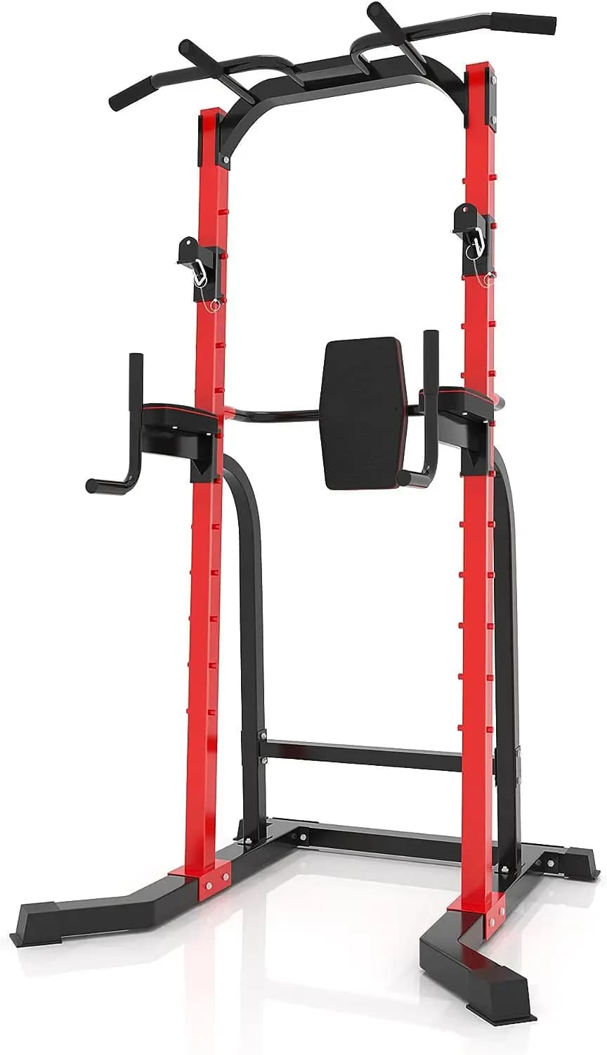 Multifunction Station for Tractions and Dip, Adjustable Height, For Home Strength Training, Customizable