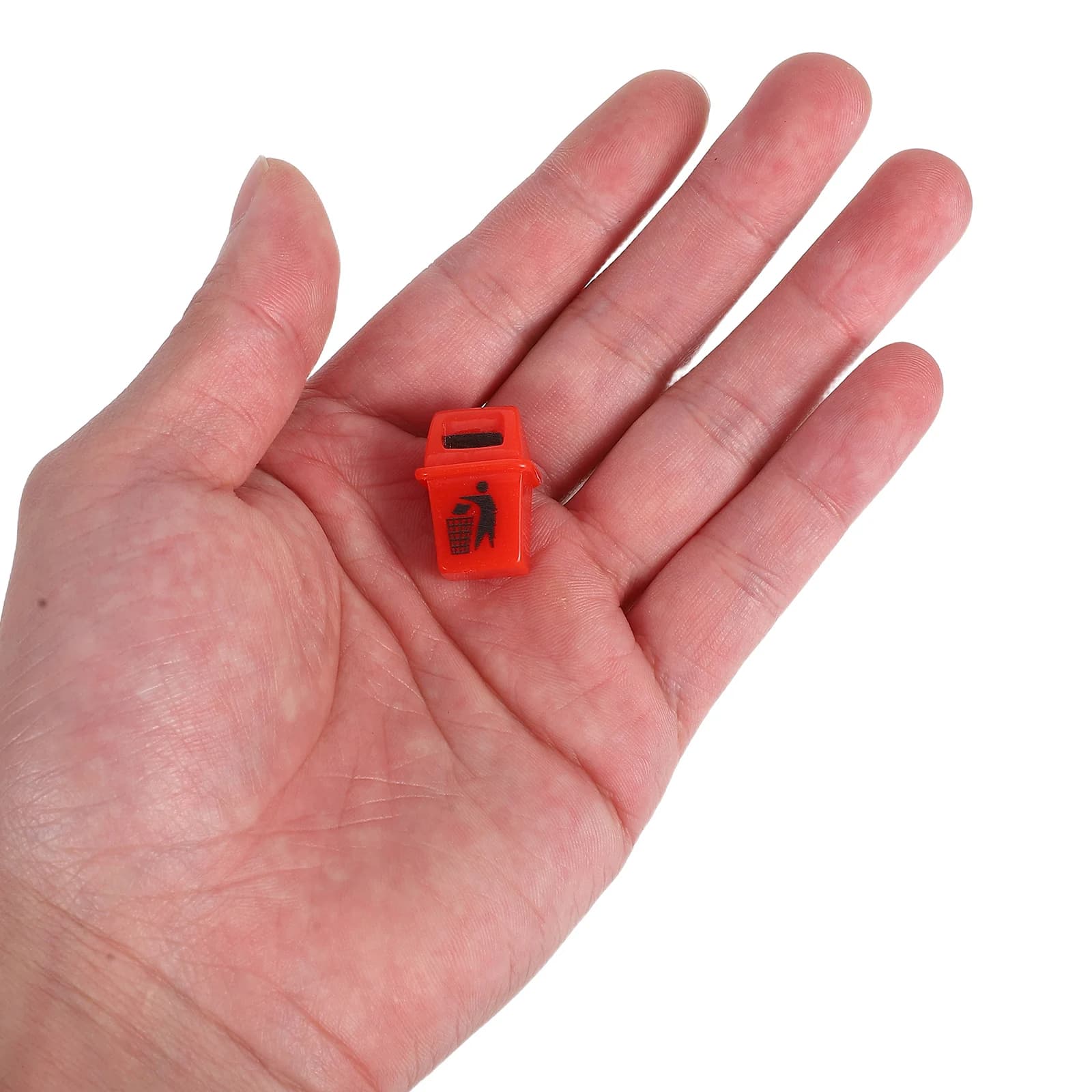 10 pezzi bidoni della spazzatura per casa delle bambole classificazione realistica accessori in resina micro paesaggio mini bidone di riciclaggio modello piccolo bidone della spazzatura
