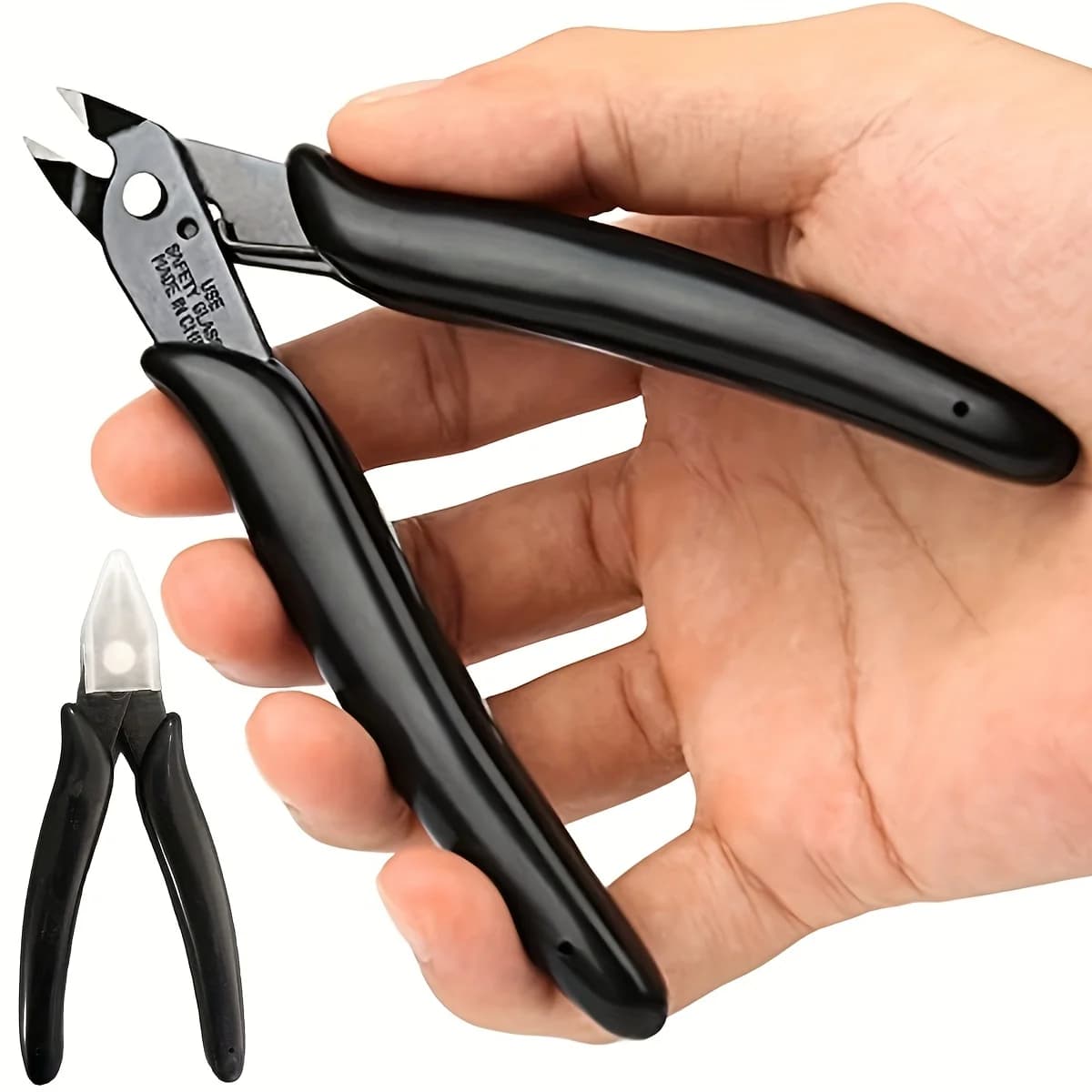 Wire Cutters Zip Tie Cutters Micro Flush Cutter 5Inch Precision Wire Clippers Hobby Snips Small Side Cutting Pliers