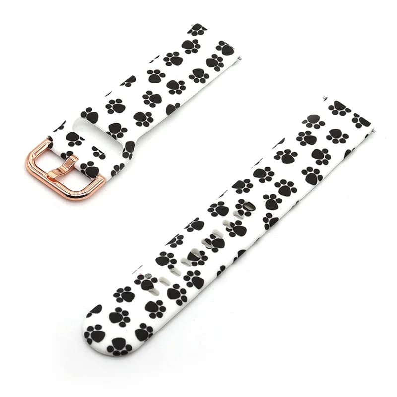 22mm 20mm printed strap for Amazfit GTS/4/2/2e/3 GTS2 Mini/GTR 4/3/Pro/GTR2/2e/stratos 3 bracelet Amazfit Bip 6 5 silicone strap