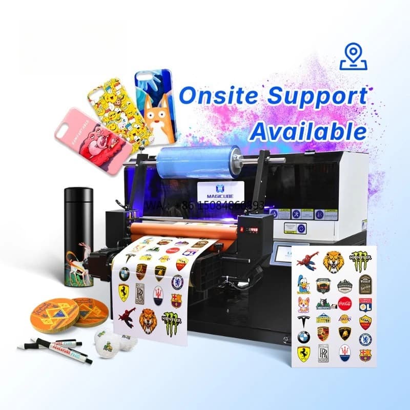 Desktop UV Flatbed Printer 6090 Industrial Equipment For Advertising Craft Phone Case Acrylic Glass Metal