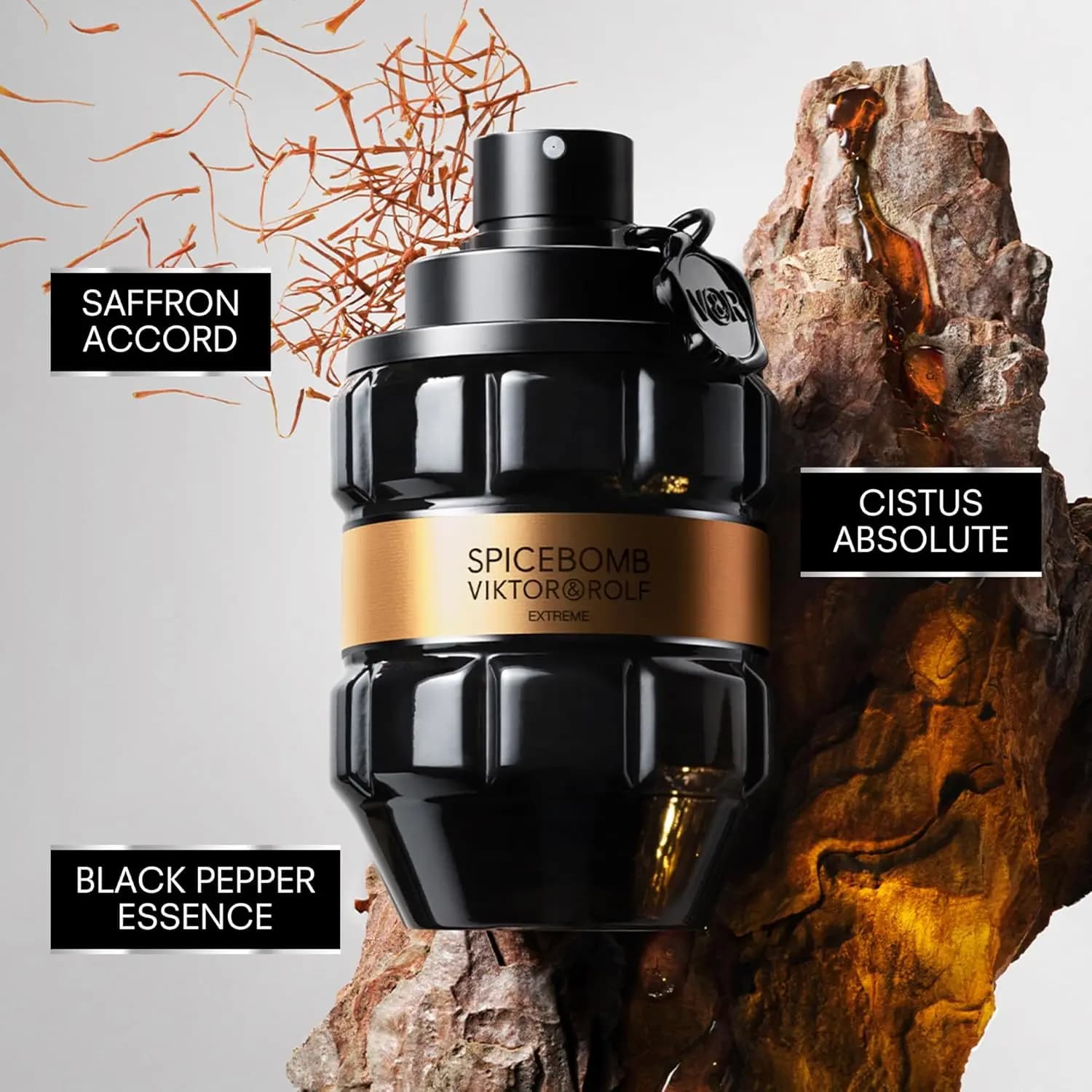 VRX Spice Heat Profumo EDP 100ml Ambra Vaniglia Legnosa Lunga Durata Aroma Piccante Intenso Fragranza Premium Esclusiva Miglior Regalo Top