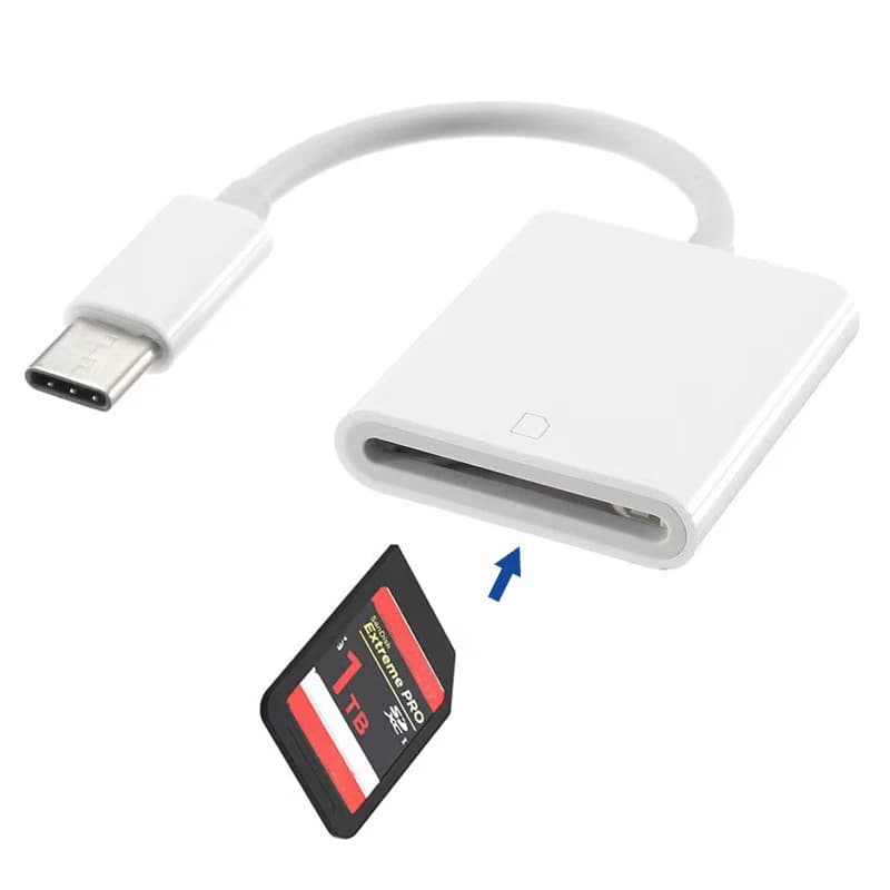 Lettore di schede USB C Convertitore di memoria SD TF Adattatore di tipo C per scrittore OTG per IPad Pro per MacBook per Huawei Samsung Xiaomi Phone