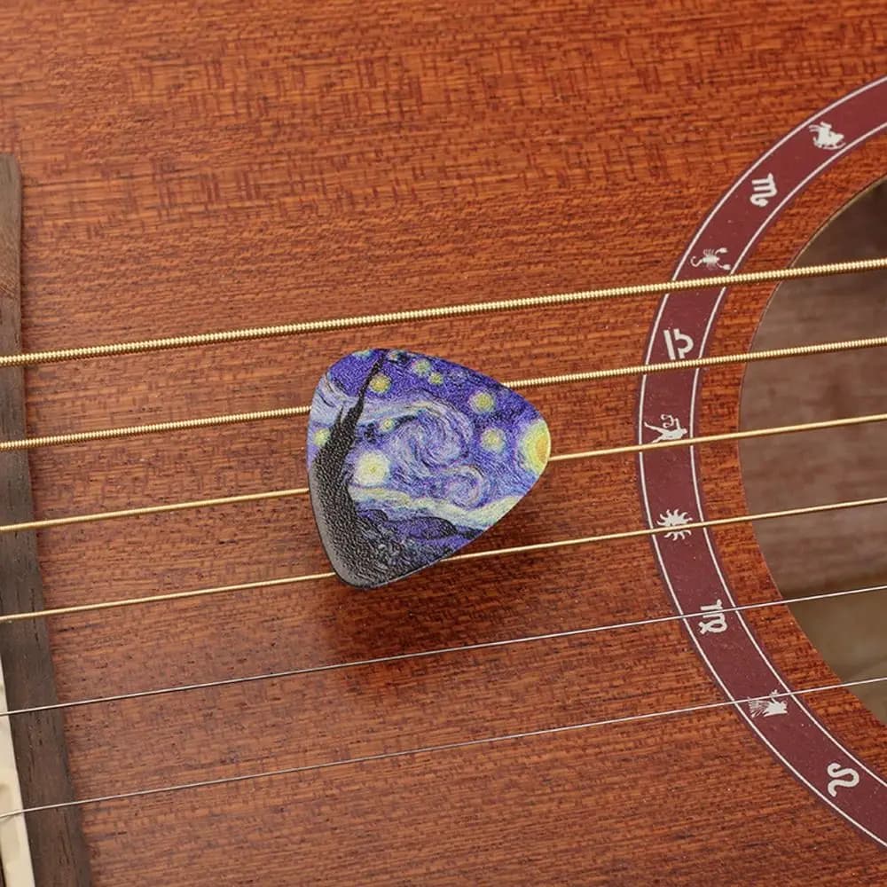 Accessori per chitarre audio Star Sky Design Plettro per chitarra acustica Plettro per chitarra da dito Plettri per chitarra elettrica