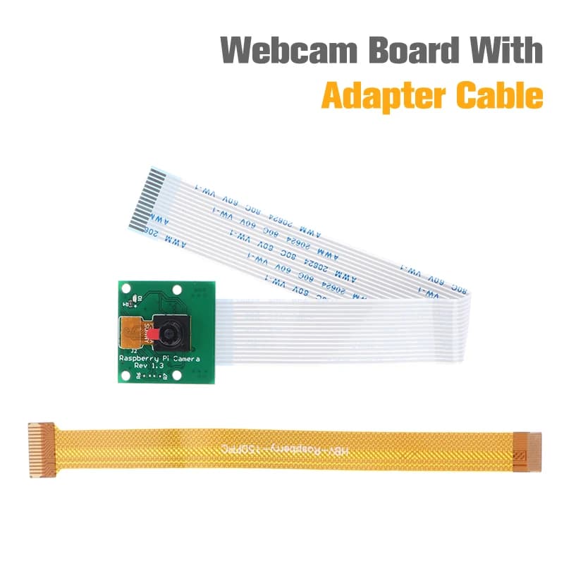 1 Set of camera modules for Raspberry Pi webcam card for Raspberry Pi Zero 5MP RPI practical with adapter cable