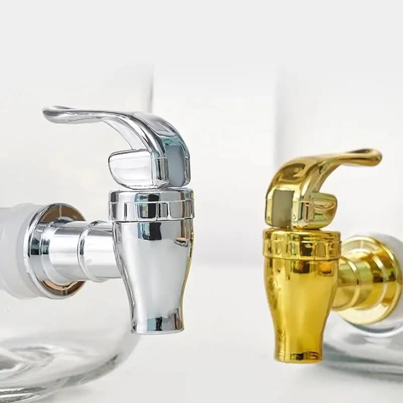 (BF06)Food Grade Electroplated Plastic Beverage Faucet Cans Juice Dispenser Containers Bucket Tap Switch Valve For Home Bar Use