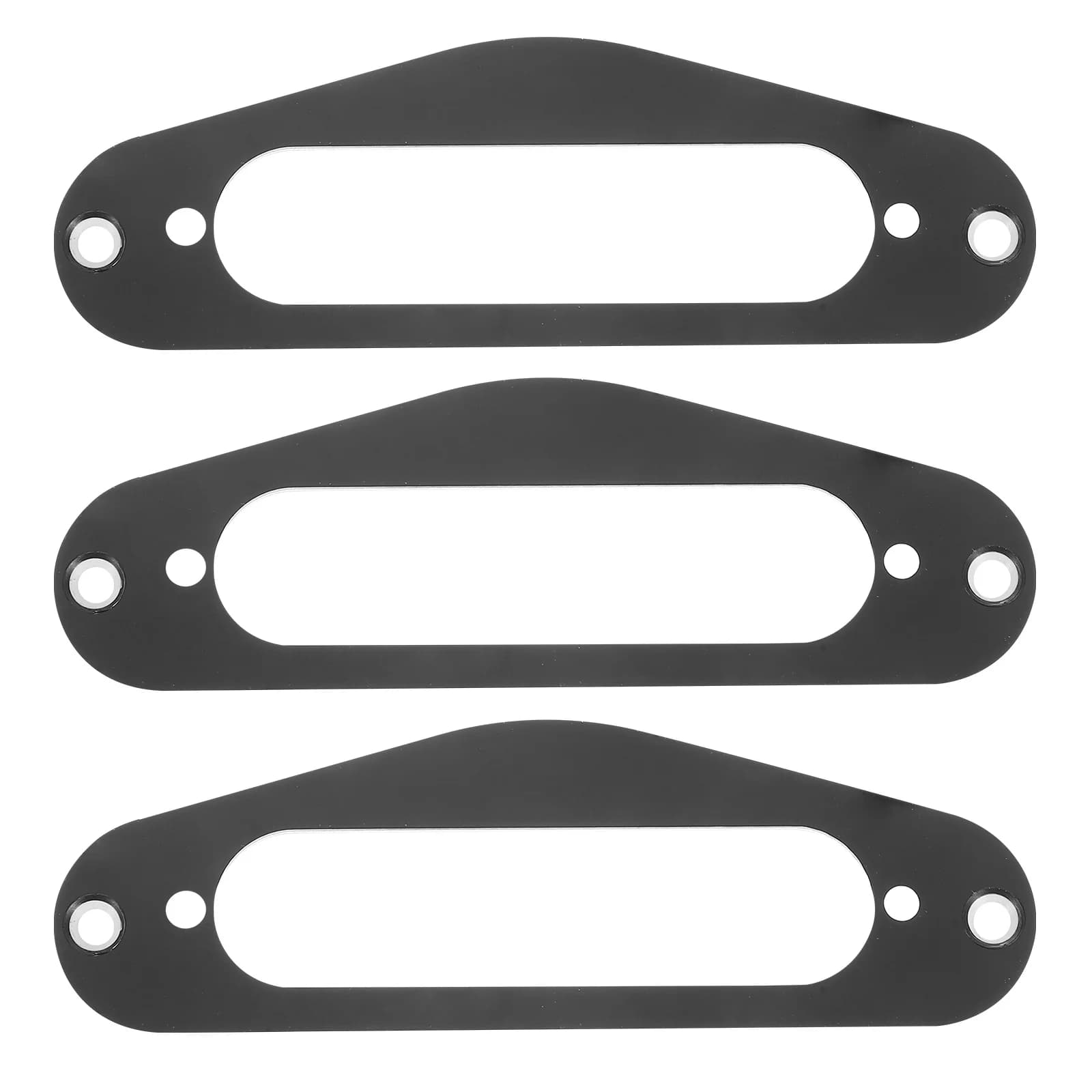 3 pezzi Gb405 telaio pickup per chitarra professionale bobina singola anello Humbucker piatto strumenti stile Tl cornice pickup per chitarra nera