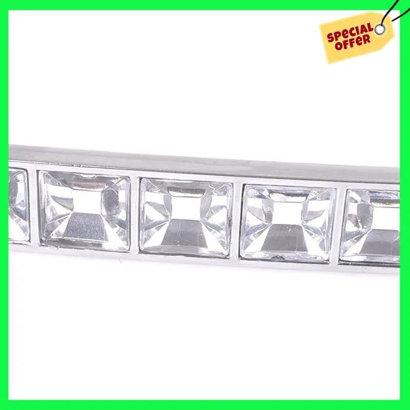 LBER 24X Stile Europeo Quadrato Trasparente Cristallo Strass Porta Mobili Armadio Armadio Cassetto Maniglia Manopole 128Mm