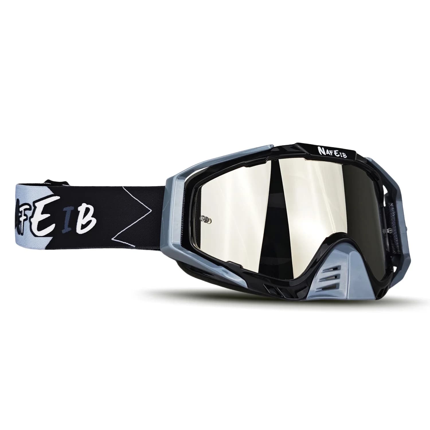 New Painted Off-Road Motorcycle Goggles, UV400 HD Windproof Ski Glasses for Men Women Outdoor Cycling Sports