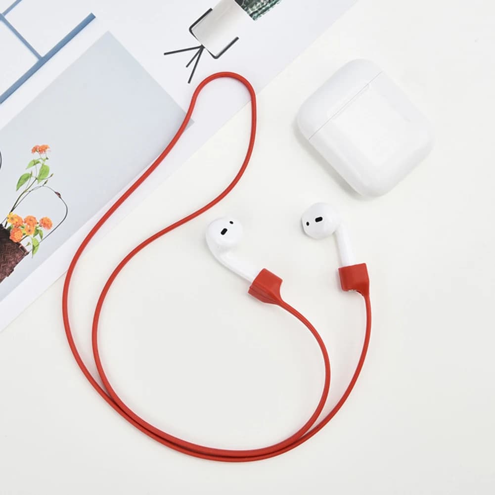 Headphone Shoulder Cable Silicone Rope Support Cable Earphone Cable for AirPods 1 2 3 Pro String