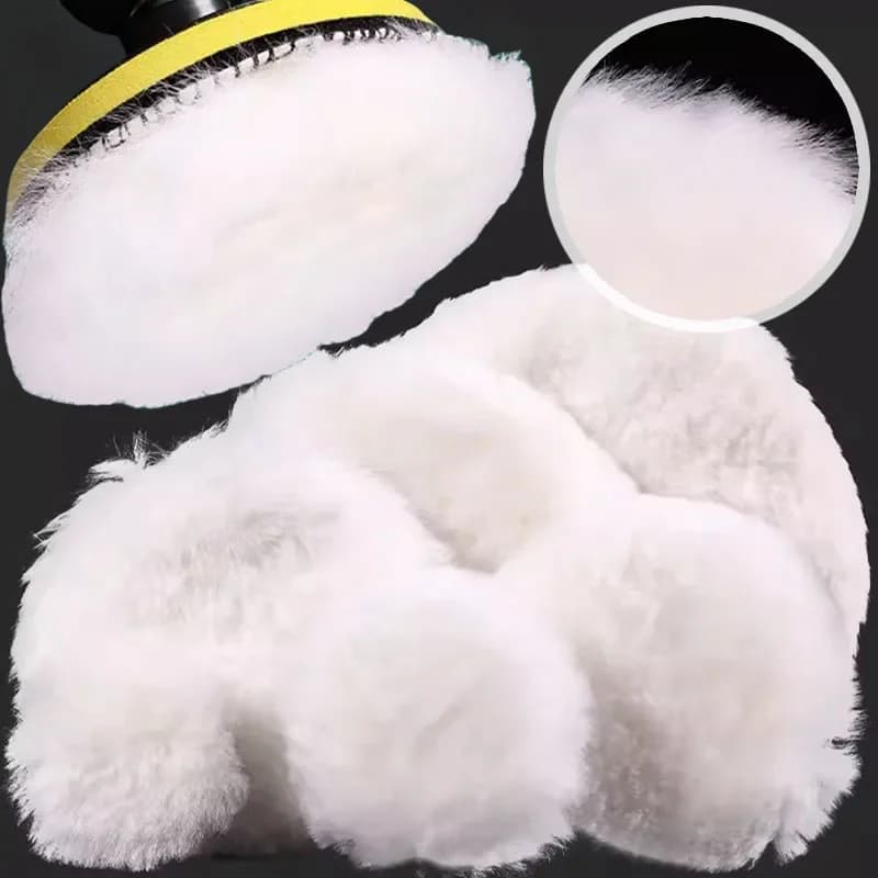 1/5 pezzi tamponi per lucidatura in lana disco per lucidatura ceretta per Auto lucidatura tamponi per lucidatrice per la cura della vernice dell'auto accessori per il lavaggio automatico