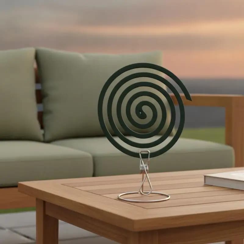 Mosquito Coil Clip Child Safe Anti-Fall Sturdy Mosquito Coil Rack Holder for Home Garden Camping Picnic Use
