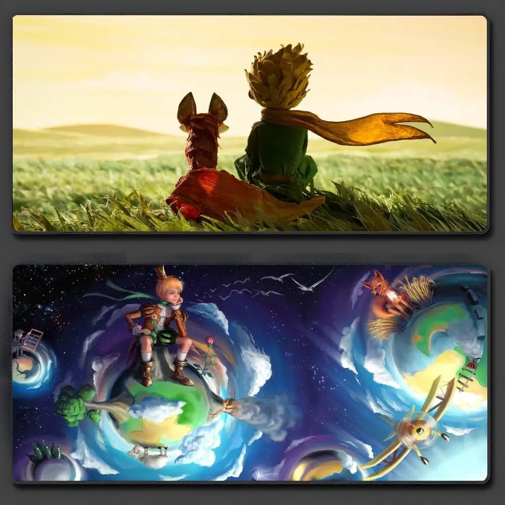 P-Prince Le Mat Mouse Pad Large, durable anti-slip rubber mouse pad with thick seams edge, suitable for office and games