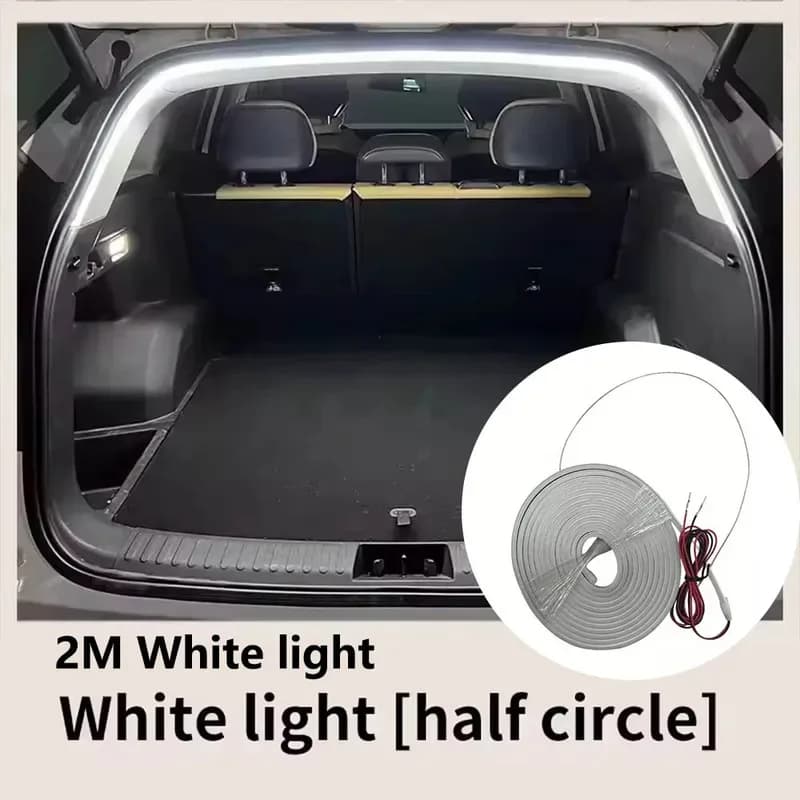 Illuminazione ad Alta Luminosità per Bagagliaio Auto, Luce Ambientale per Interni, Striscia LED Decorativa Senza Cablaggio con Sensore Automatico per Portellone