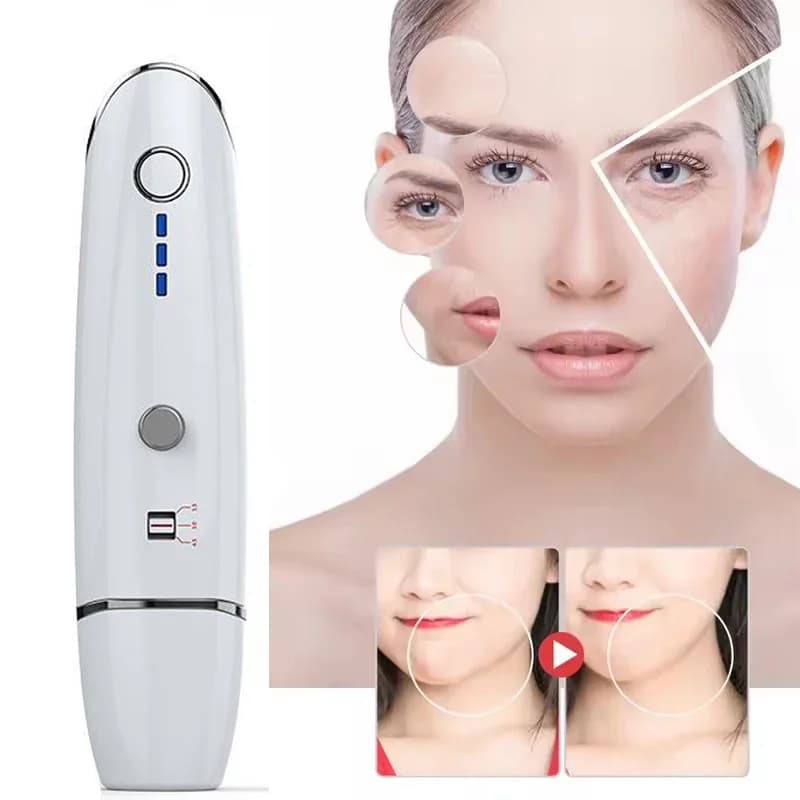 Hifu 4MHz RF Machine for Lifting Face, Double Stitching Mento, Front and Collo, Handbags Under Eyes, Skin Revitalization, Collagen Recession, V Face Modeling