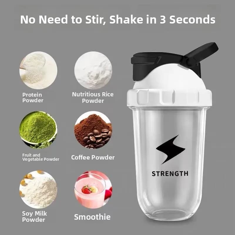 Fitness Protein Powder Shaking Cup High Temperature Resistant Food Grade Special Cup Chinese Style Portable Mixing Bottle