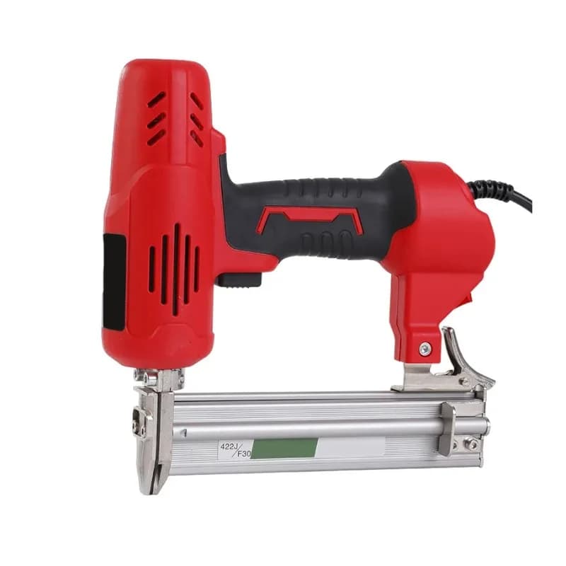 F30 Electric Straight Nail Gun 1800W Electric Nailer Stapler Furniture Staple Gun for Frame Carpentry Woodworking Power Tools