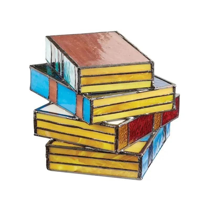 Resin Book Study Room Table Lights Bedroom beside table Lamp Living Room Desk Lighting Fixtures