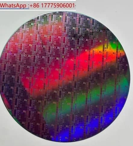12 8 pollici CPU Wafer Scienza e tecnologia Pezzo di pendolo Regalo di compleanno Circuito fotografico Chip Semiconduttore Wafer di silicio