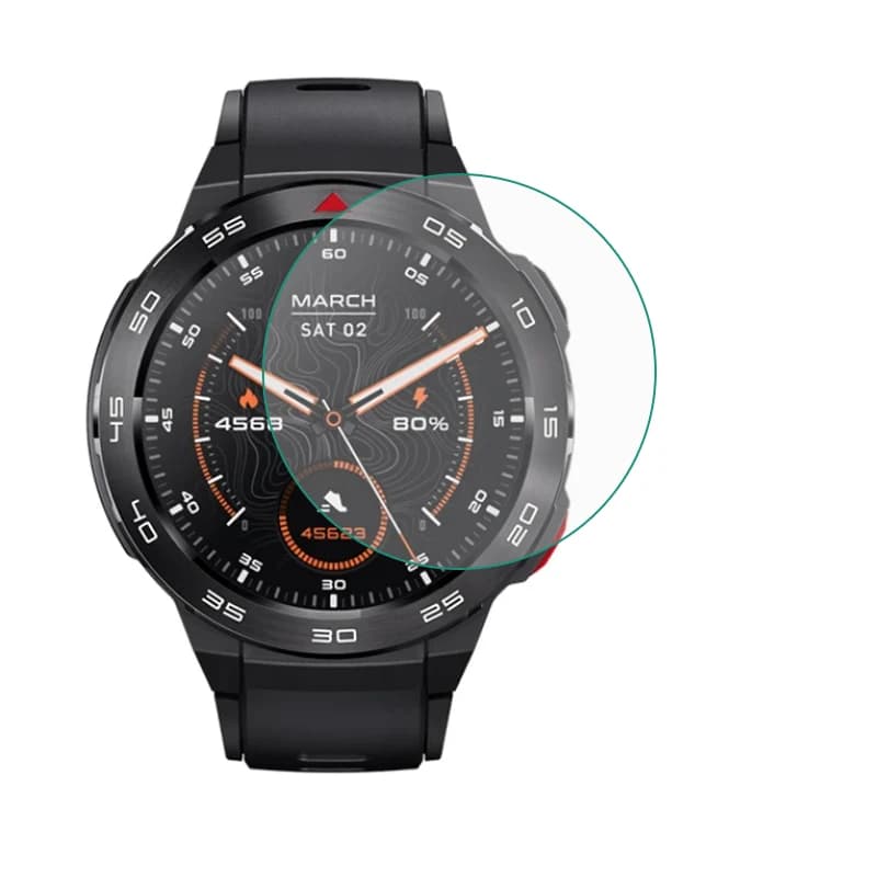 Pellicola protettiva trasparente in vetro temperato duro per Mibro GS Pro Smartwatch Display Screen Protector Cover accessori per orologi intelligenti