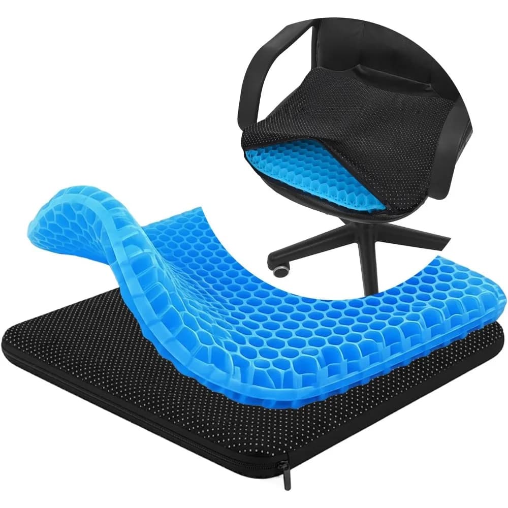 Cuscini Ergonomici Spessi per Sedie da Pranzo/Divano/Ufficio/Auto - Comodi Cuscini per Sedia per Soggiorno e Veicoli