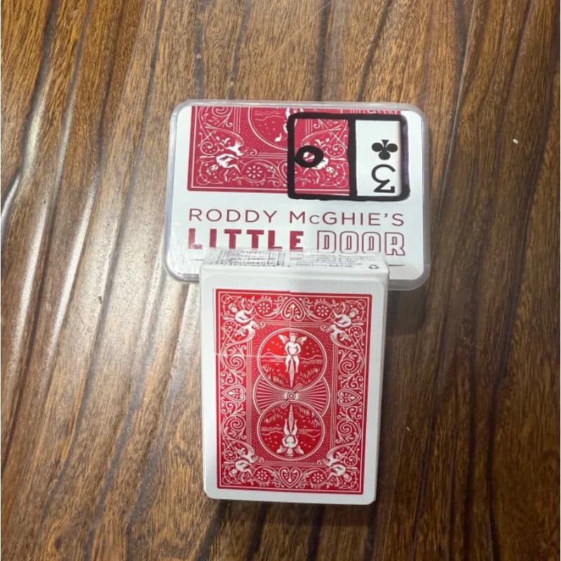Little Door Card Magic Trick di Roddy McGhie Close-Up & Street Illusion Prop, Mentalismo Force Deck Gimmick Mago professionista