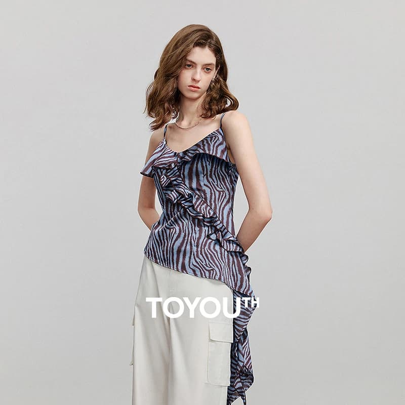 TOYOUTH Women Blouse Shirt 2025 Summer Short Sleeve Fashion Tops 8522029