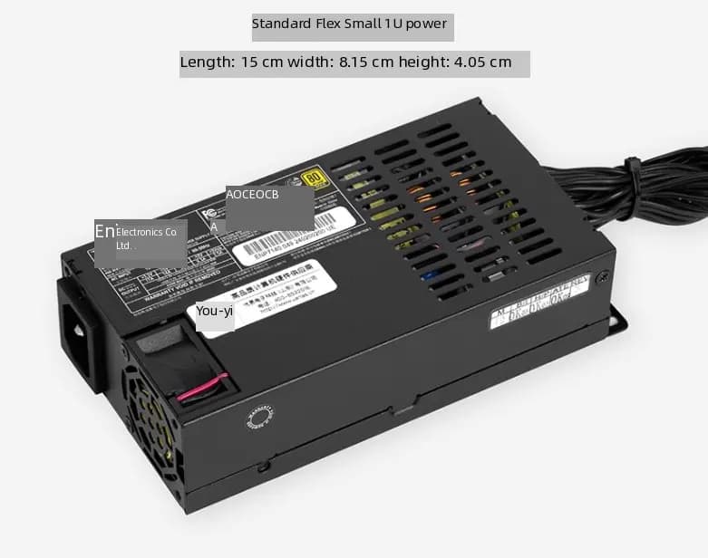 Migliora il server di archiviazione NAS Silent Gold da 400 W con alimentatore flessibile piccolo 1U 7140B