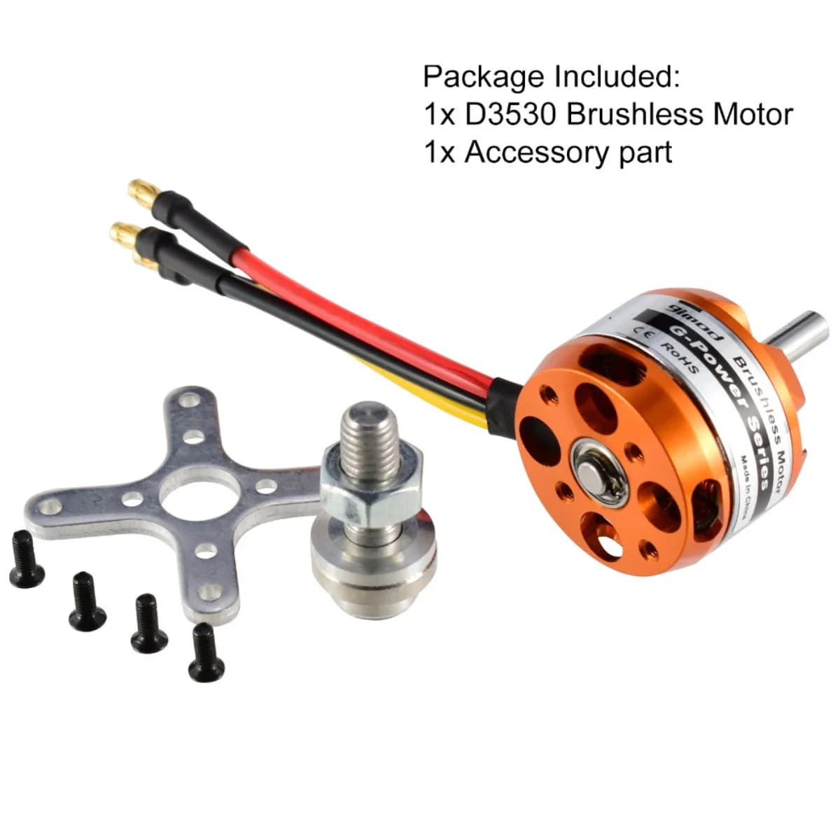 9imod High Efficiency D3530 Brushless Outrunner Motor 1100KV 1400KV 1700KV For RC Mini Multicopters Airplane Helicopter