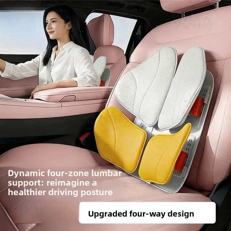 Cuscino di Supporto Lombare per Conducenti di Auto e Camion, Cuscino Ergonomico per la Schiena per Lunghe Sedute