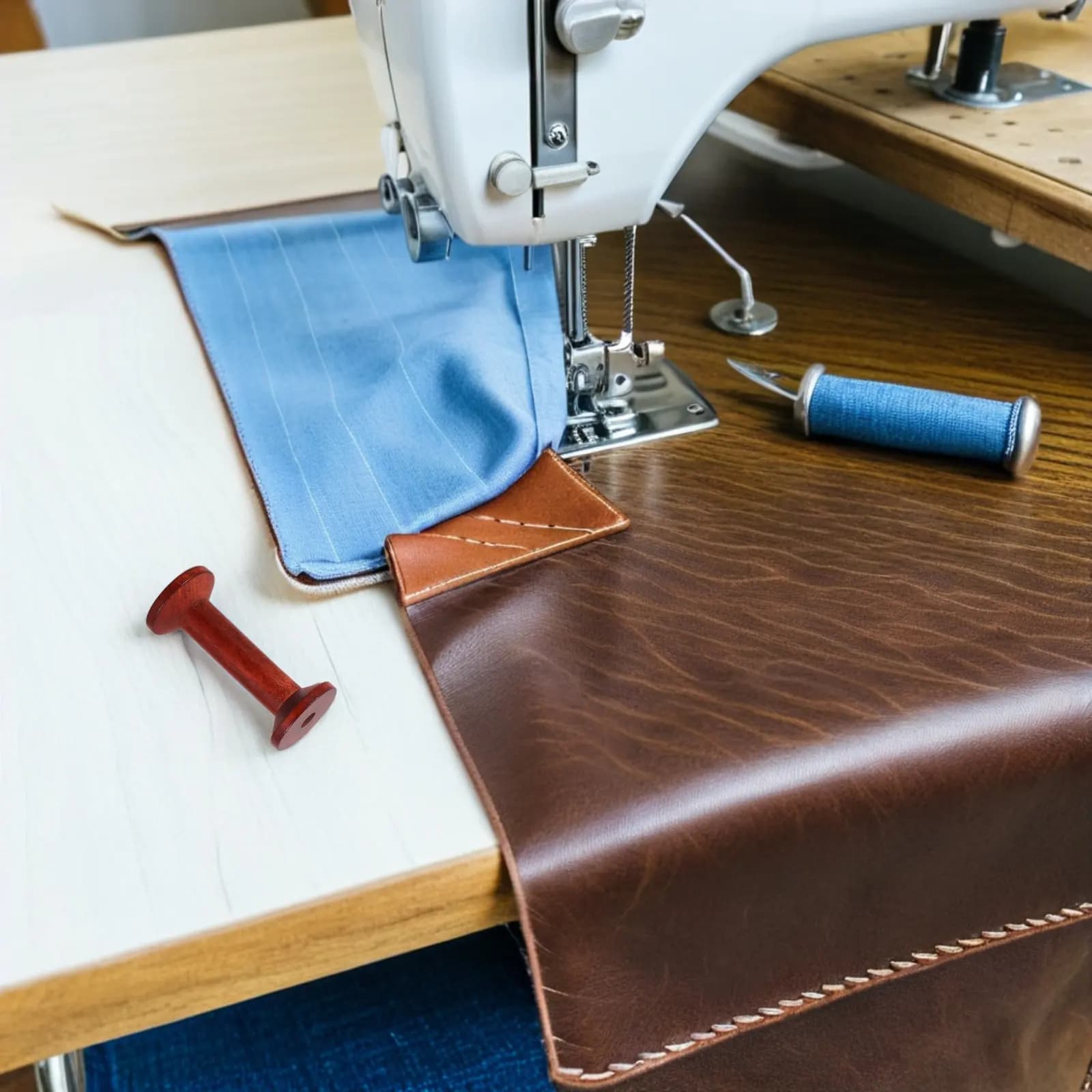 5 Bobine in Legno per Artigianato, Rocchetti Vuoti per Filo, Bobine in Legno per Filati, Organizzatori per Cucito, Tessitura, Gioielli e Confezioni