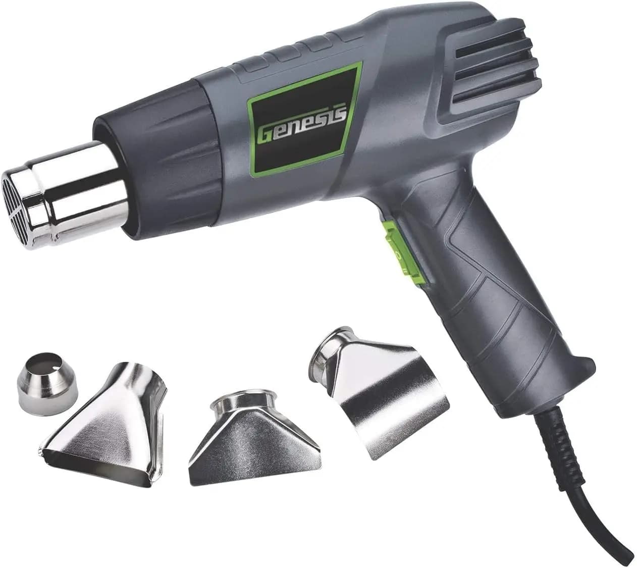 Pistola Termica a Doppia Temperatura 1500W/750W con Ugelli, 572 ° F/1000 ° F, Riscaldamento Rapido, 2 Anni di Garanzia