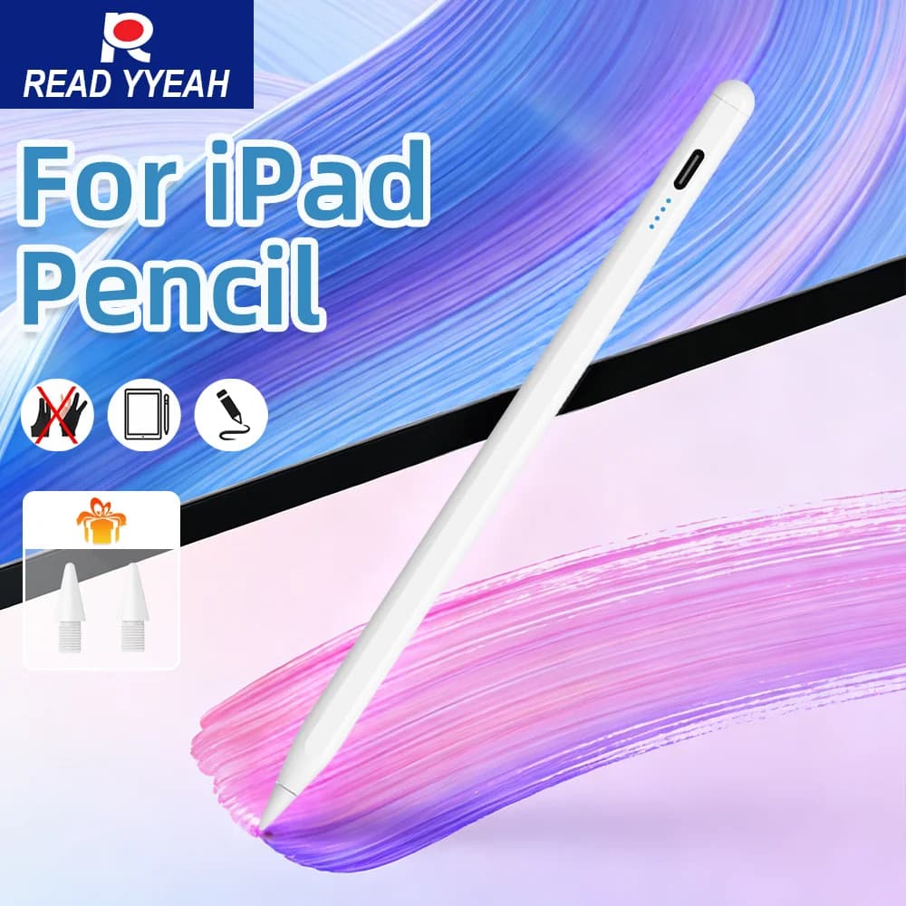 Penna Stilo Magnetica per iPad 2025 2024 2023 2022 2021 2020 2019 2018 Air Pro Mini con Rilevamento del Palmo e Ricarica Rapida