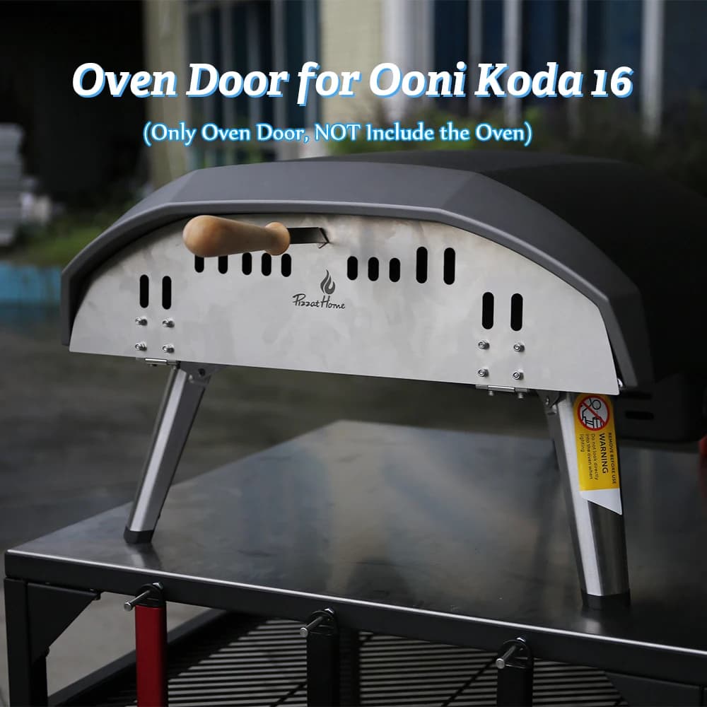 Porta per Forno Pizza da 16/12 Pollici in Acciaio Inossidabile, Perfettamente Dimensionata per OONI Koda 16/12 Pollici