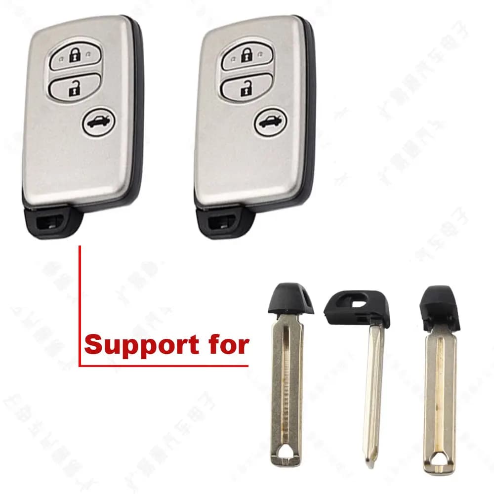 Chiave piccola Smart Card per sostituzione serratura meccanica Toyota Camry corolla RAV4