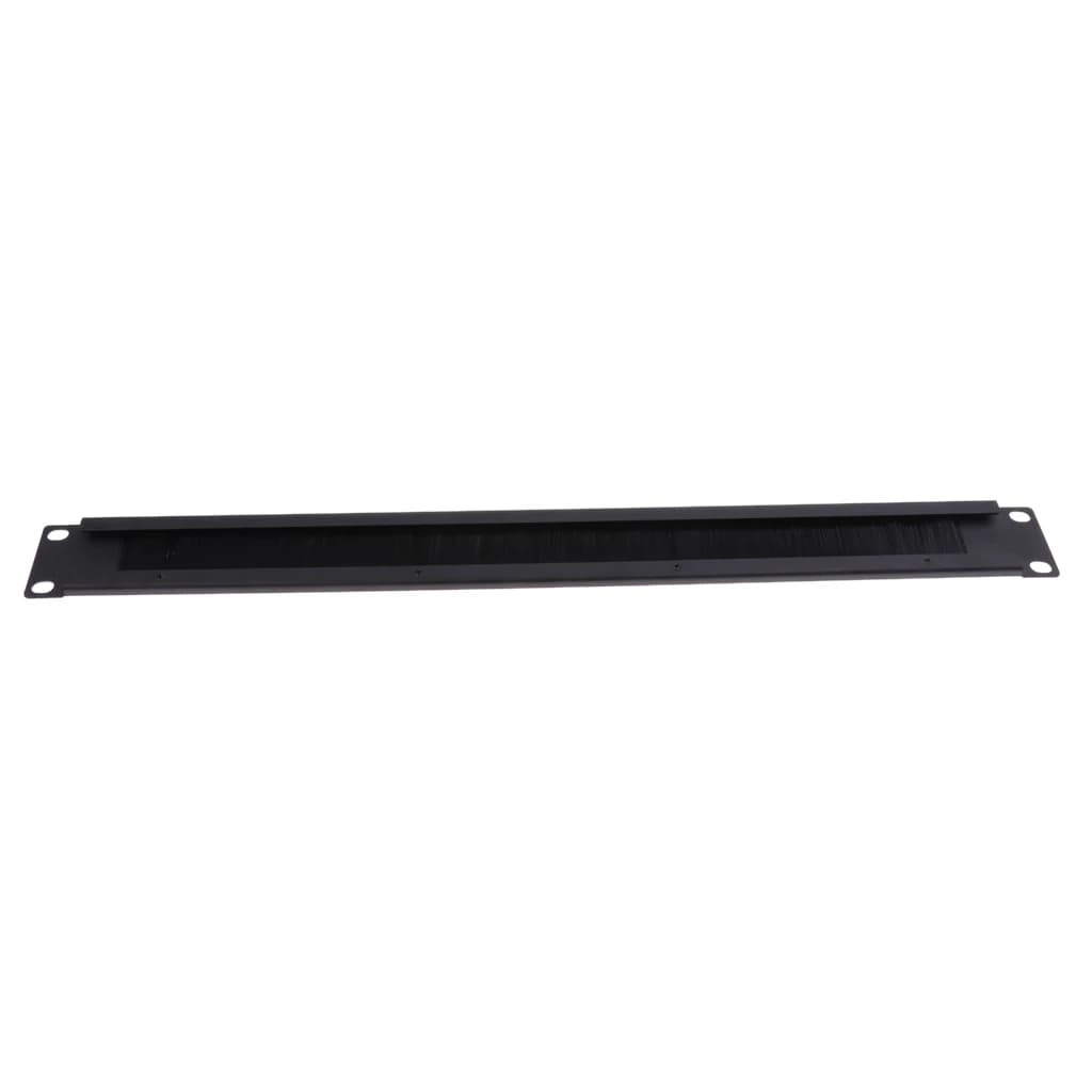 Pannello di Gestione Cavi in Lega di Alluminio con Striscia Spazzolata, Accessorio per Rack per l'Installazione di Patch Panel