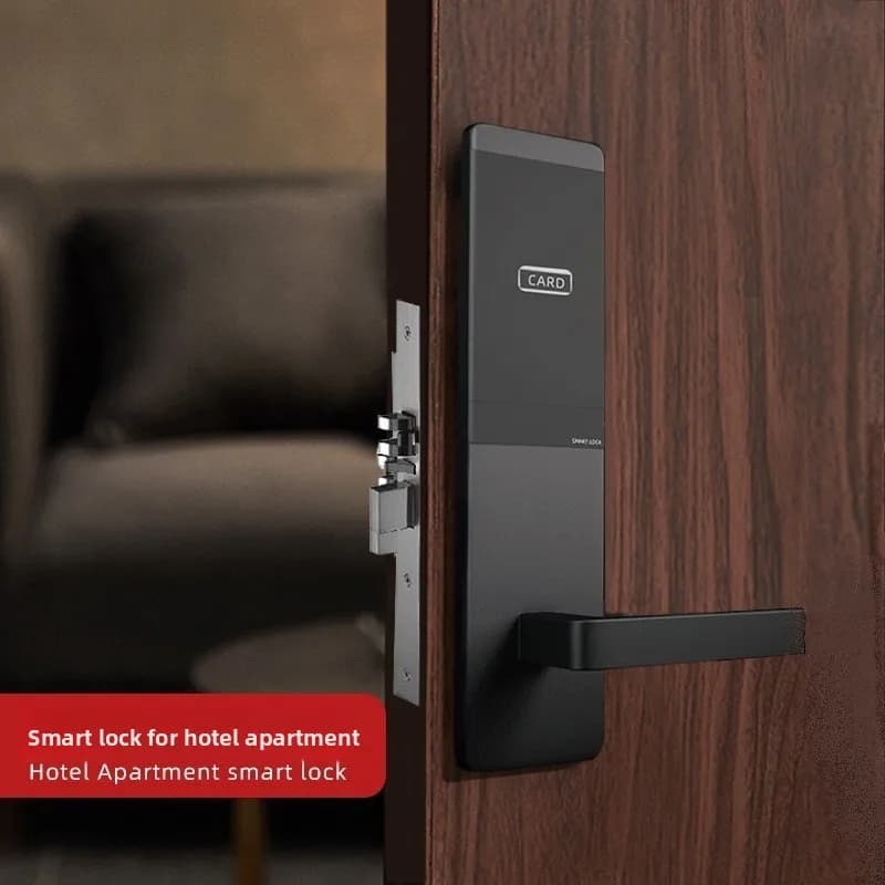 Serratura con scheda magnetica per hotel Serratura intelligente per camera da appartamento Serratura elettronica intelligente a induzione con scheda IC all'ingrosso