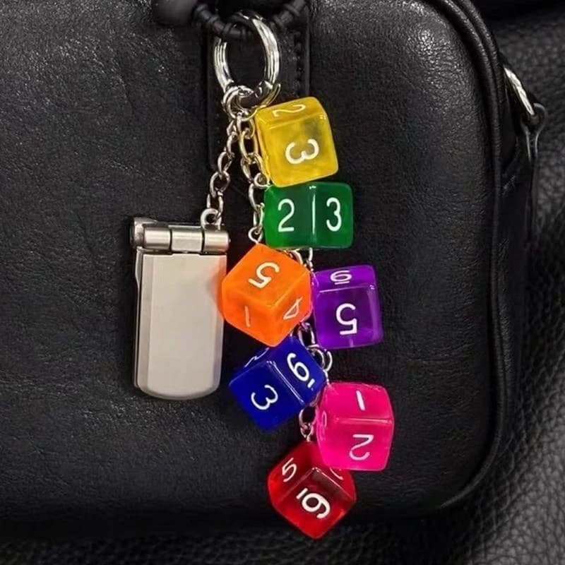 Mini portachiavi con ciondolo per telefono, ciondolo per borsa fatto a mano, accessorio per zaino